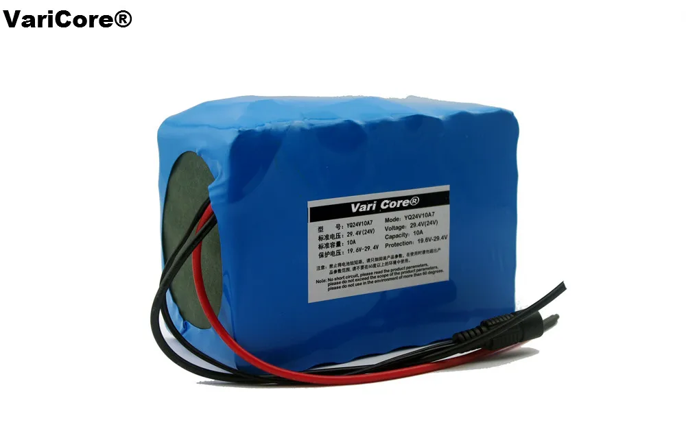 24V 10Ah 7S5P 18650 Батарея литий-ионный аккумулятор 29 4 10000 мАч Электрический велосипед