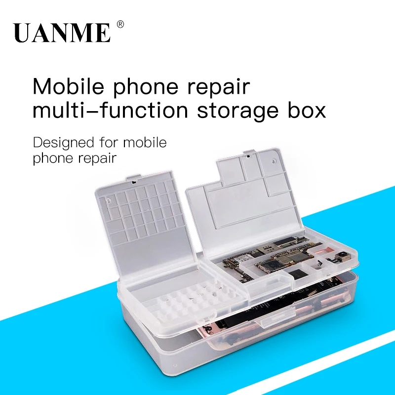 UANME многофункциональная коробка для хранения ремонта мобильных телефонов