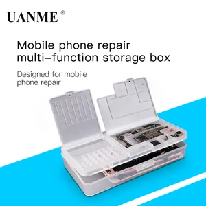 UANME многофункциональный мобильный телефон ремонтный ящик для хранения для IC частей смартфона открывающиеся инструменты коллектор