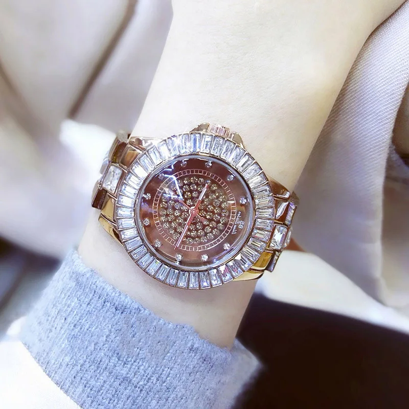 

Watch Women Luxury Brand Diamond Watch Reloj Mujer Marcas Famosas De Lujo 2019 Hot Sale Ladies Watch Montre Femme Zegarek Damski