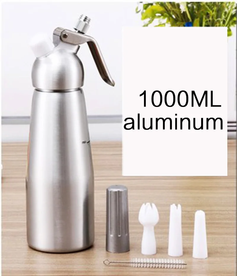 1piece Quality 500ML/1L Artisan Whipped Cream Dispenser Whipper with Decorating Nozzles | Дом и сад