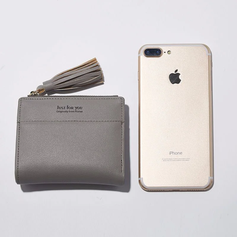 Новый женский кошелек с кисточкой высококачественный держатель для карт