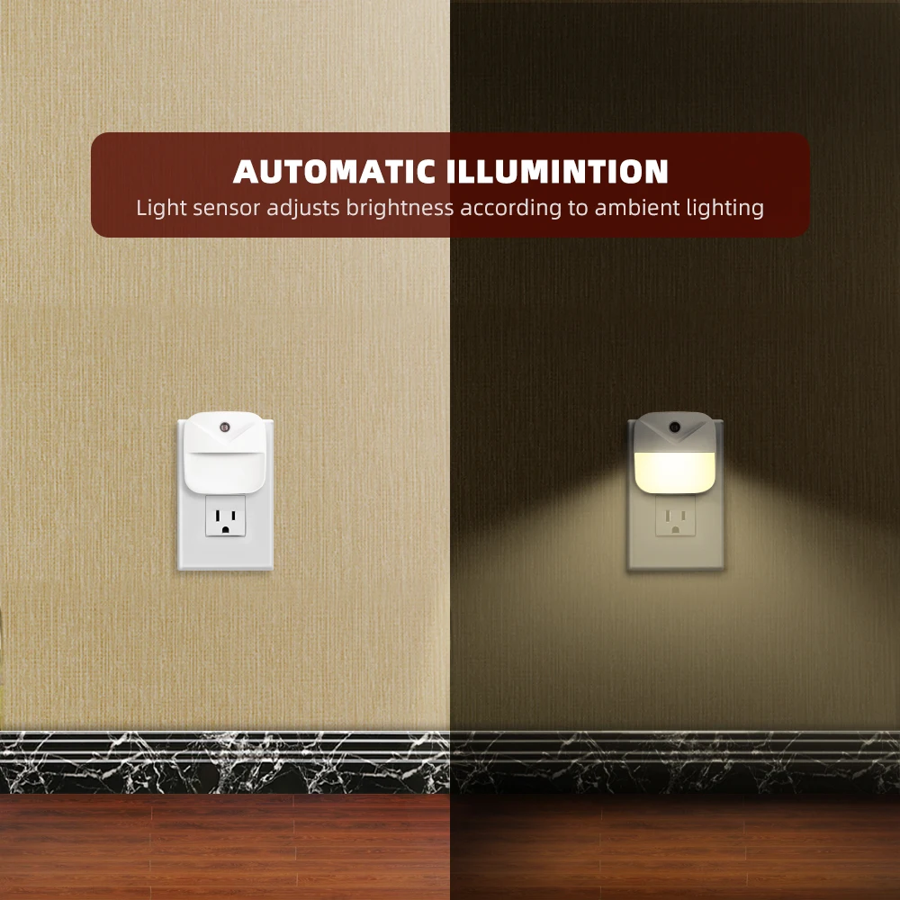 Светодиодный ночник От заката до рассвета миниатюрный автоматический