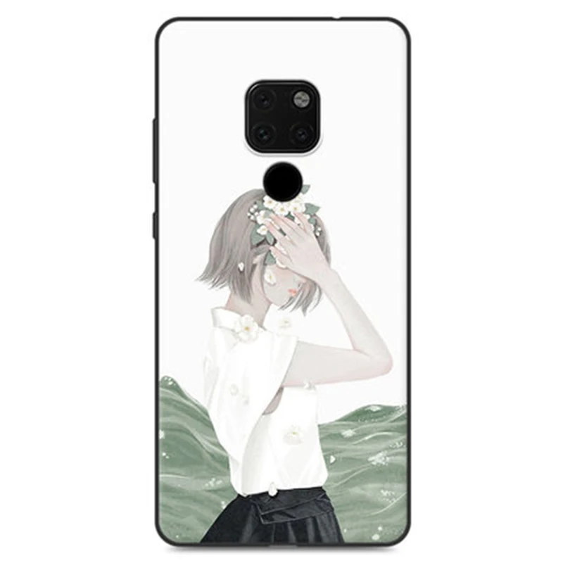 Чехол 6 53 дюйма для Huawei Mate 20 чехол в литературном стиле мягкий телефона Mate20
