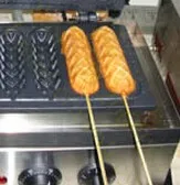 7 отверстий Держатель для палочки с изображением хот дога и вафли|hot dog|waffle stickwaffle