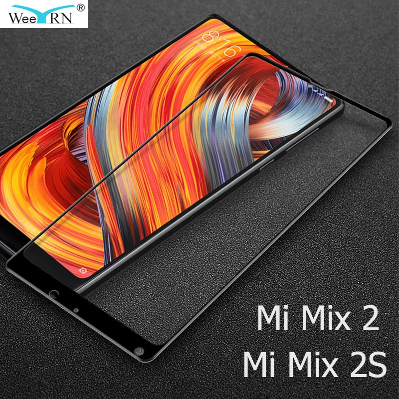 2.5D Премиум Стекло Glass на сяоми ми микс 2s / насяоми 2 9Н Твердость защитное Xiaomi Mi Mix 2S