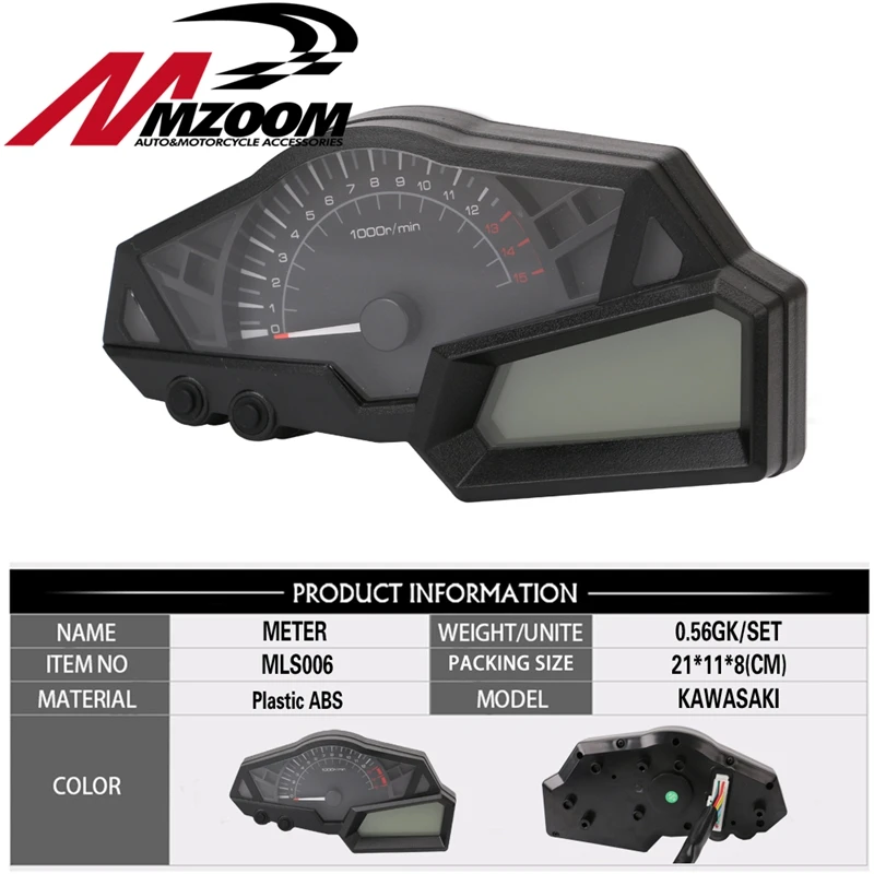 Для KAWASAKI Honda Suzuki Yamaha Универсальный мотогонок OEM манометры кластер Спидометр