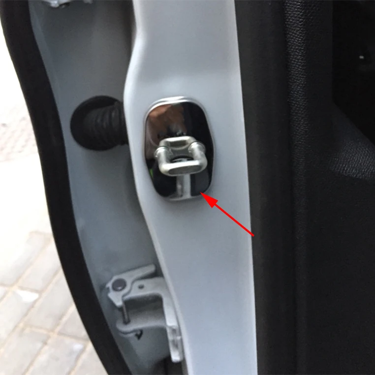 4 шт. антикоррозийный Автомобильный Дверной замок Защитная крышка с пряжкой для