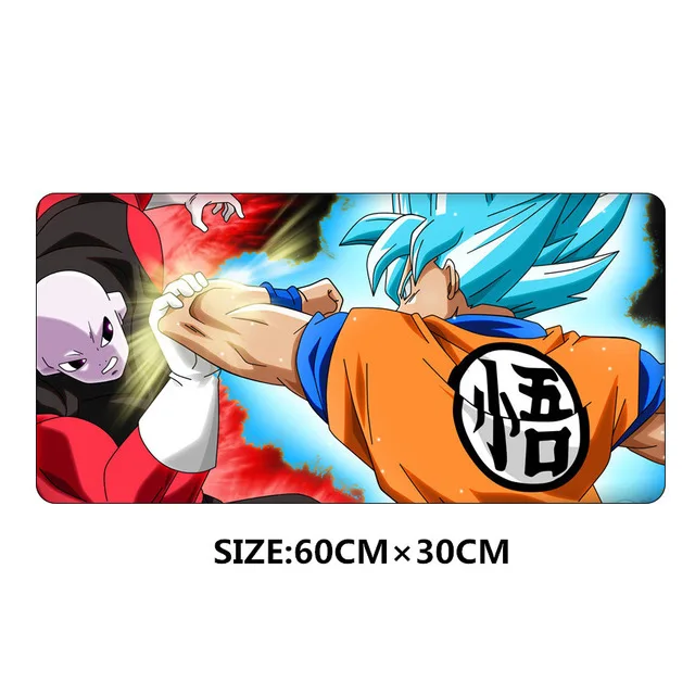 Большой 60x30 см DRAGON BALL Супер saiyan Мышь pad XL Игры Геймер игровой коврик Мышь клавиатура вычислить аниме стол подушки для настольного ПК - Цвет: Model A