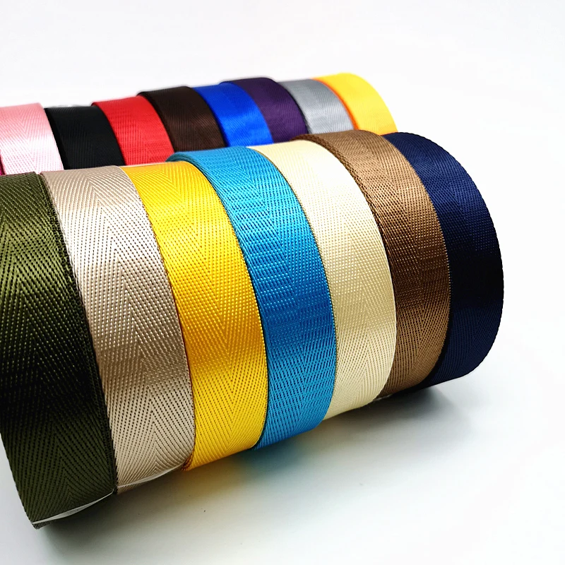 

2 Yards 1"(25mm) High Quality Strap Nylon Webbing Herringbone Pattern Knapsack Strapping Sewing Bag Belt Accessories