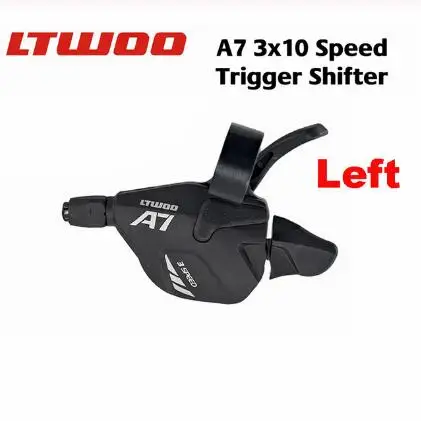 Left Shifter Lever LTWOO A7 3x10 скоростной переключатель для велосипеда, рычаг переключения передач, передний задний переключатель для MTB велосипеда DEORE M6000/M615/M610 - Цвет: Left Shifter Lever
