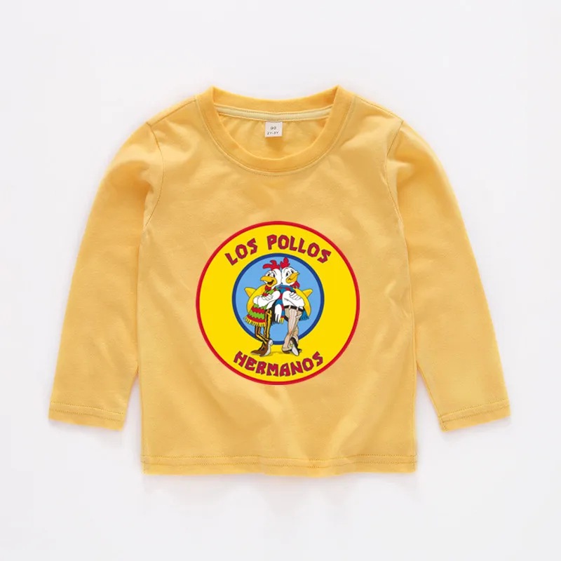 От 2 до 12 лет Детская LOS POLLOS HERMANOS для маленьких Топы девочек Одежда мальчиков