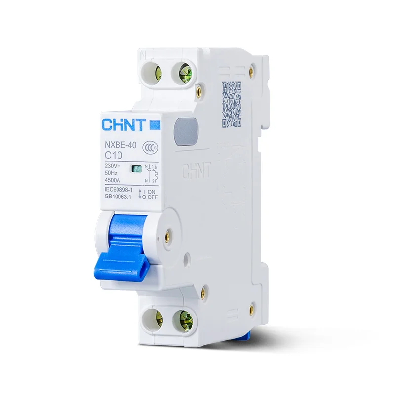 CHINT 1P + N C Тип Мини автомат защити цепи NXBE 40 10A 40A высокое качество защиты дома