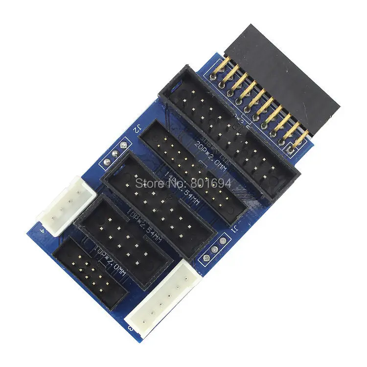 JLINK V8 пластина переходник-конвертер для JTAG 2440 6410 эмулятор ARM Cortex STM32 Интерфейс доска