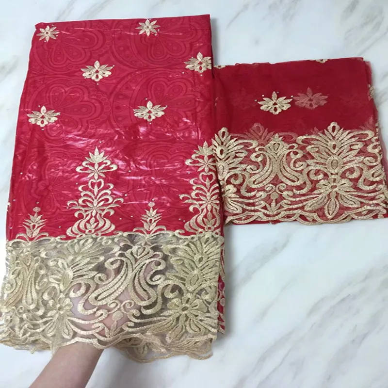 Черный Базен богатая ткань embroidere парча 100% хлопок высокое качество камень богатый