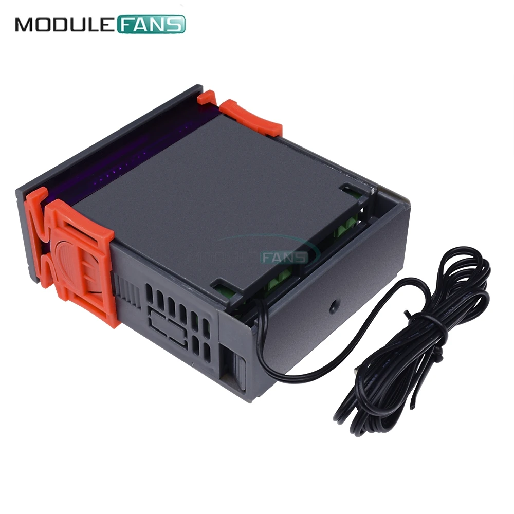 Цифровой регулятор температуры MH1210W 90-250V 10A 220V термостата с датчиком-50 ~ 110C