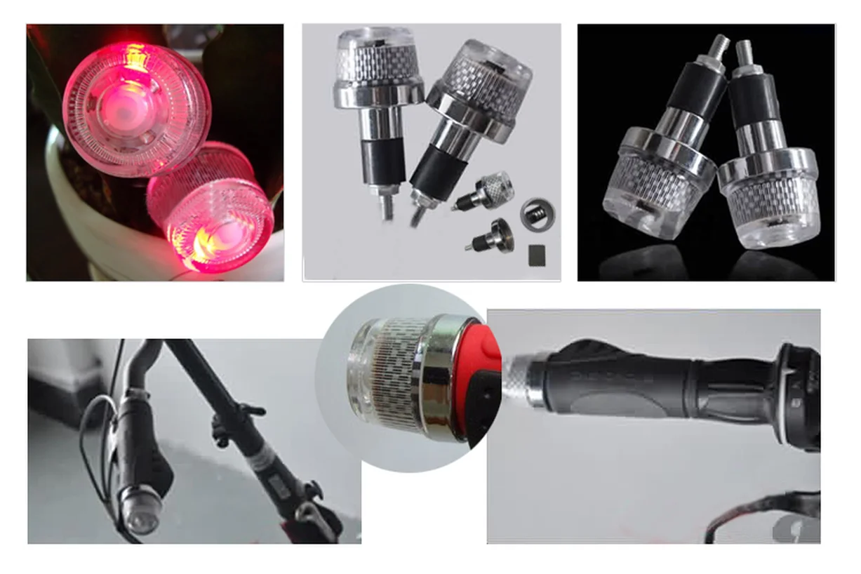 1 пара светодиодный индикатор поворота для шоссейного велосипеда руля из