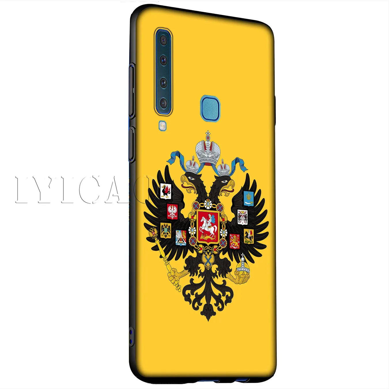 Iyicao герб России флаг Мягкий силиконовый чехол для samsung Galaxy A6 плюс A9 A8 A7 2018 A3 A5 2016 2017