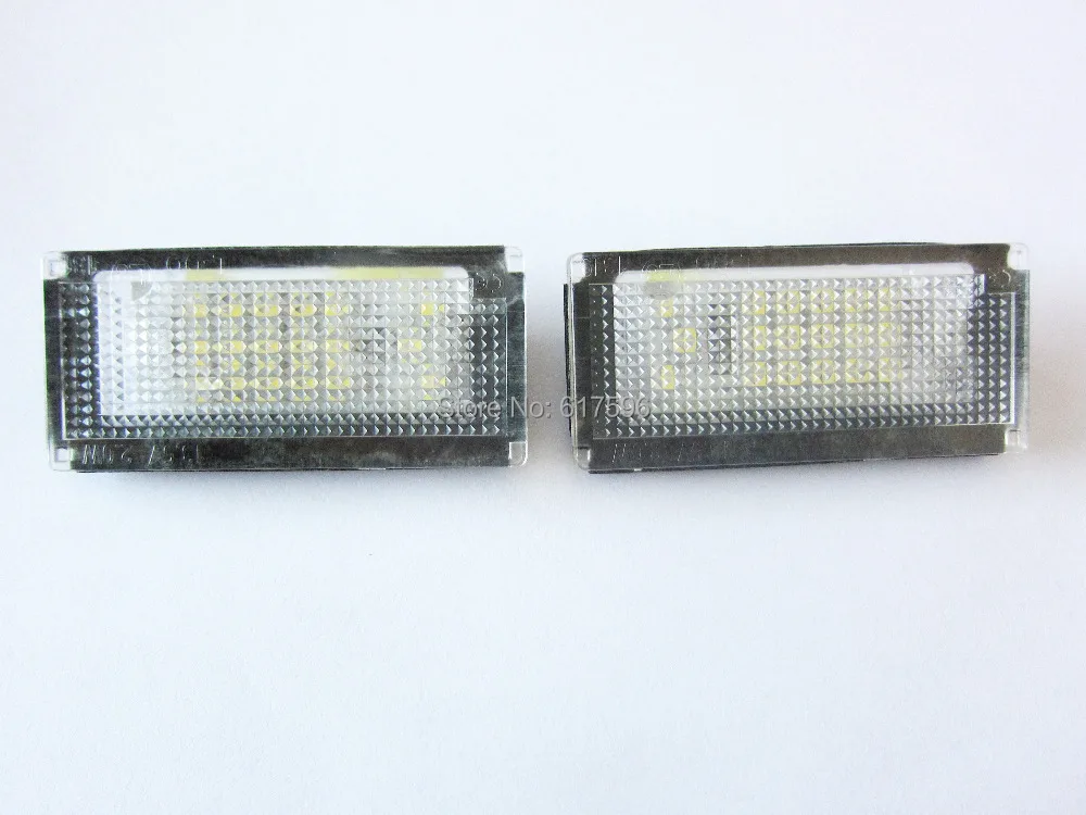 2 шт. водить автомобиль номерной знак светильник белого цвета для BMW Mini Cooper S R50 R52 R53