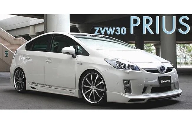 Для Toyota ZVW30 Prius(09,5~ 11,12) KEN Стиль FRP стекло передняя половина спойлер бампер из стекловолокна сплиттер крышка Drift комплект отделка