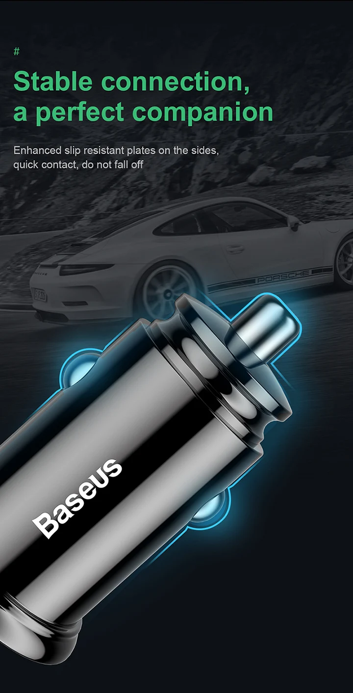 Baseus 30 Вт автомобильное быстрое зарядное устройство 4,0 3,0 USB зарядка для huawei Iphone X XS Max SCP usb type C PD 3,0 быстрая зарядка автомобильное зарядное устройство для телефона