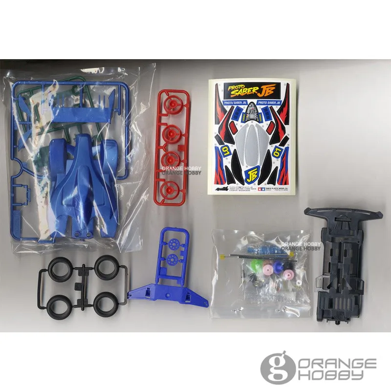 

OHS Tamiya 1/32 Mini 4WD Proto-Saber JB (Super 1 Chassis) Assembly plastic Model Kits