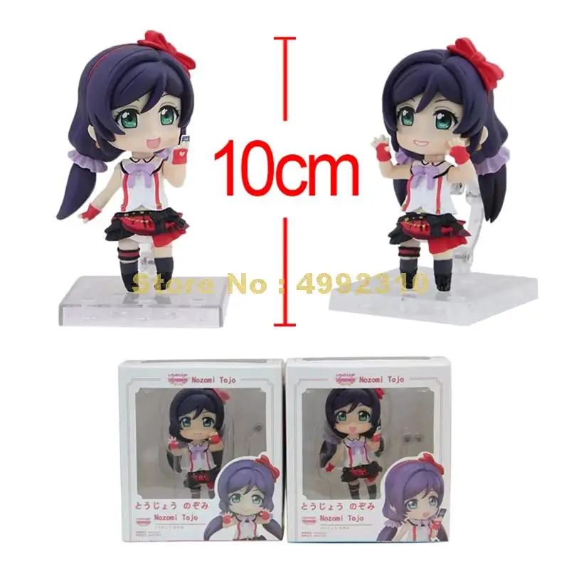 2 шт./лот 10 см аниме love live tojo nozomi q версия куклы ПВХ Фигурки Коллекционная модель