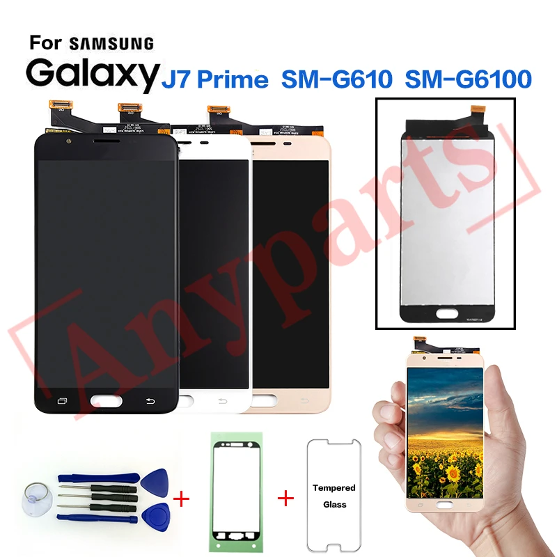 Для samsung Galaxy J7 Prime SM G610F ЖК дисплей Экран дисплея Замена для G610M G610Y G6100 Дисплей