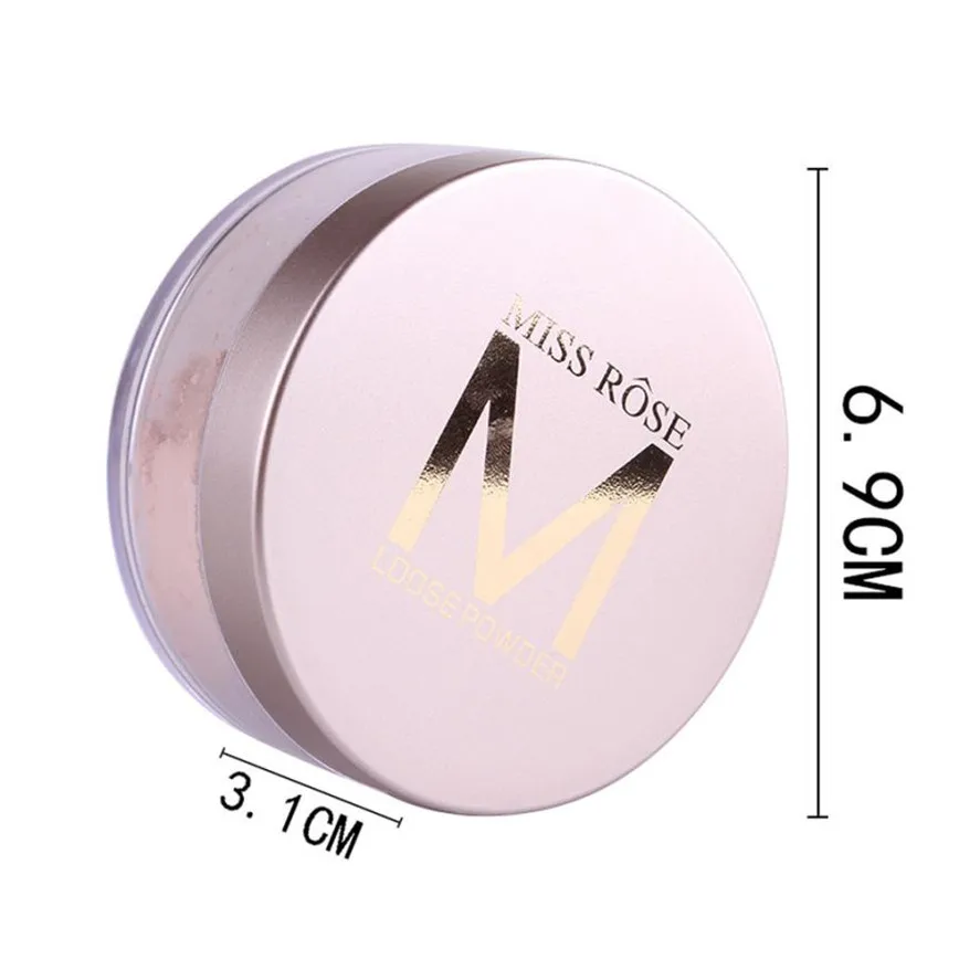 Новая пудра для макияжа MISS ROSE 1 шт. полупрозрачная гладкая с контролем жирности