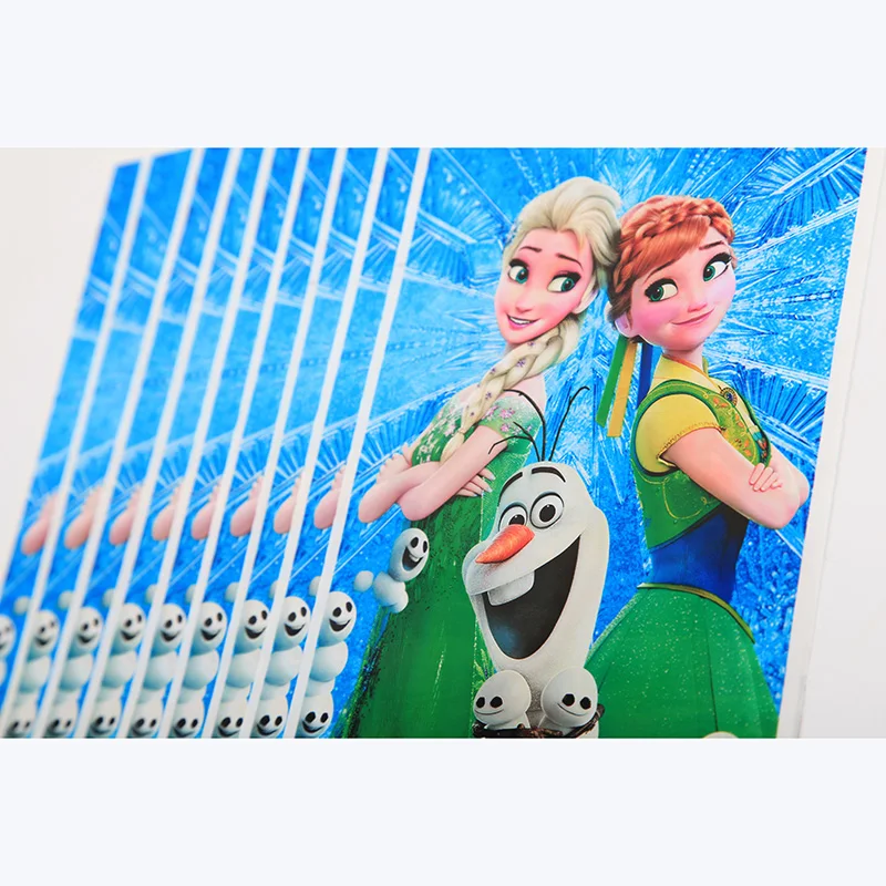 10 шт./компл. disney мультфильма «Холодное сердце Подарочный пакет Анна вечерние принадлежности для детей счастливыми День рождения украшения пакет для конфет