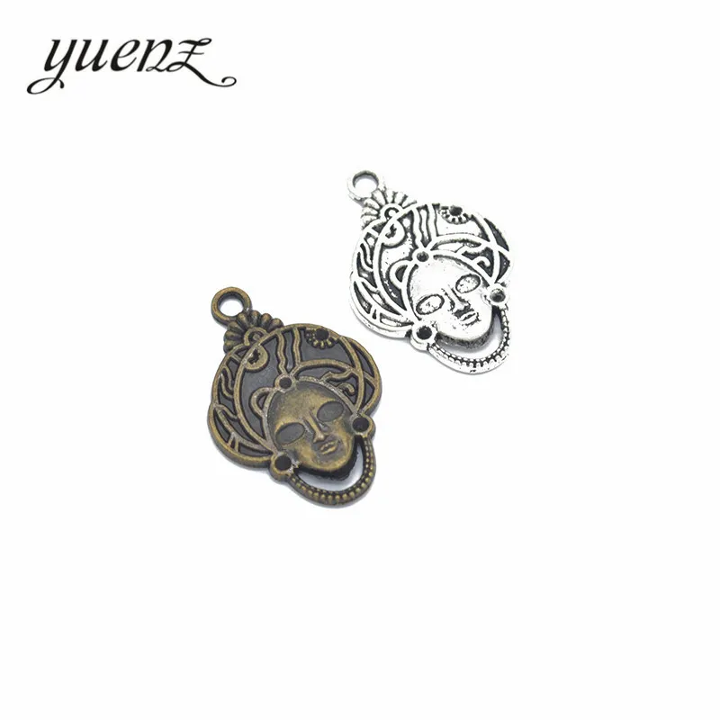 Yuenz 15 шт. Модные Винтажные девушка Шарм пригодный для Pandora Style Браслеты Цепочки и