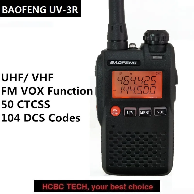 Новинка BAOFENG UV-3R мини рация UHF VHF портативная CB радиостанция HF трансивер USB зарядка 3R UV3R Woki Toki - Цвет: 1 pc UV-3R