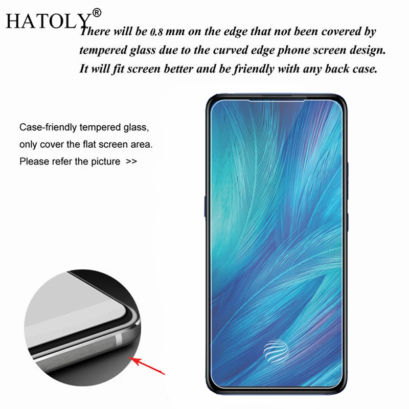 Protector de pantalla de vidrio templado Vivo X27, pel&iacute;cula fina de vidrio templado 9H HD, para X27, 2 uds.-1