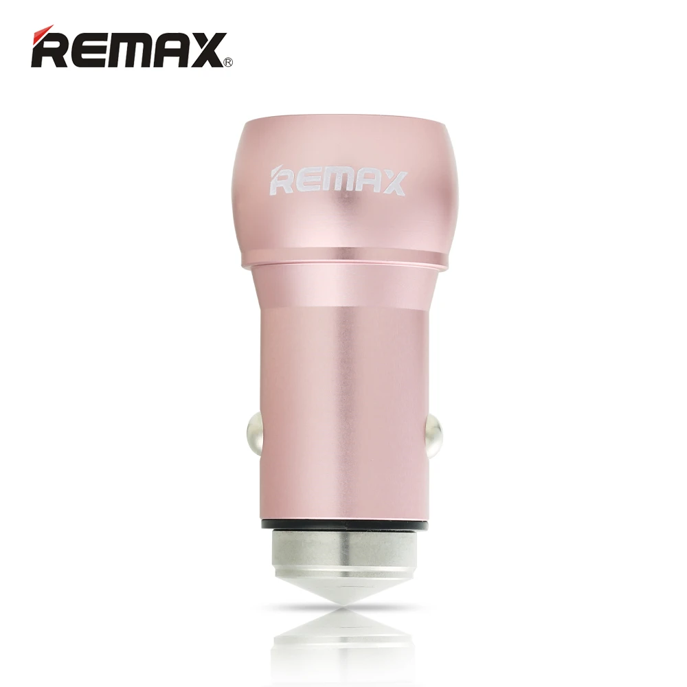 Remax Автомобильное Зарядное Устройство 2.4A Макс Выход Dual USB Порты Аварийный Молоток