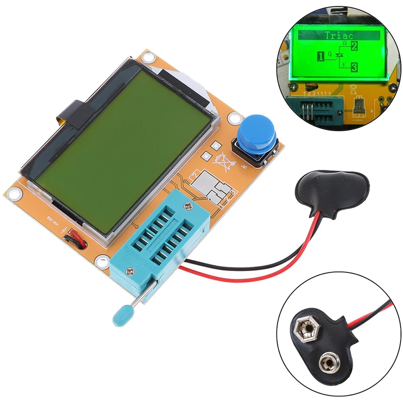 Тестер транзистор для всех компонентов 1 диодный конденсатор резистор