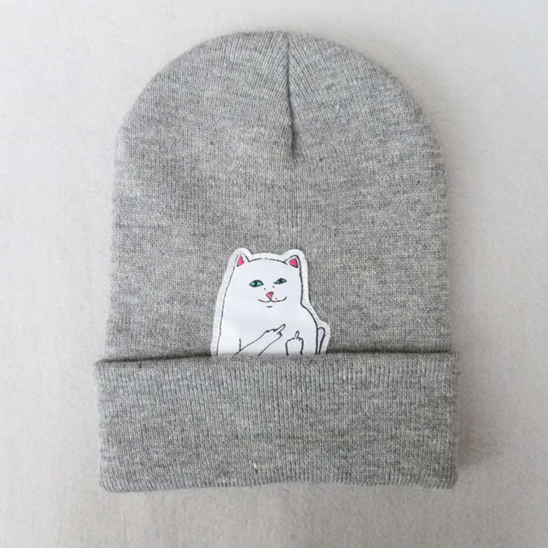TEQING Новая зимняя женская шапка модная Милая вязаная с котом Повседневная
