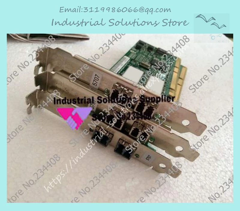 5707 10N8587 1000 м PCI X двухпортовый гигабитный Ethernet карта волокна мини путер 100%