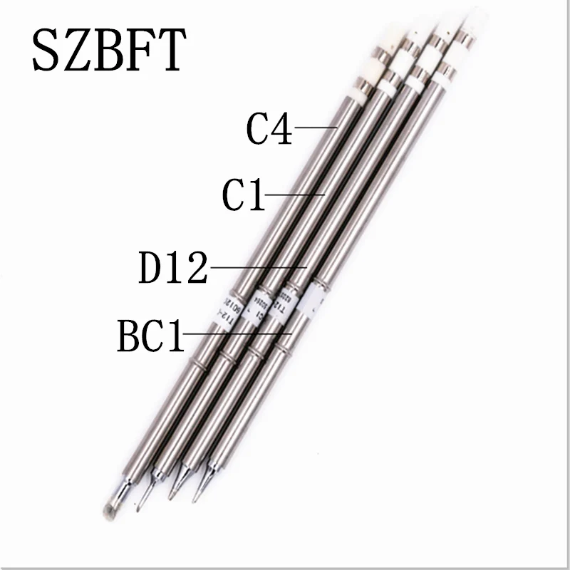 SZBFT жало паяльника t12 для hakko паяльная станция T12 D12 C4 C1 BC1 FX 950/FX 951 Бесплатная