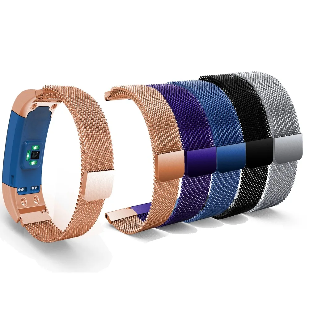 Магнитный браслет Миланская петля ремешок для Garmin Vivosmart HR +/подход X10 X40 GPS Golf