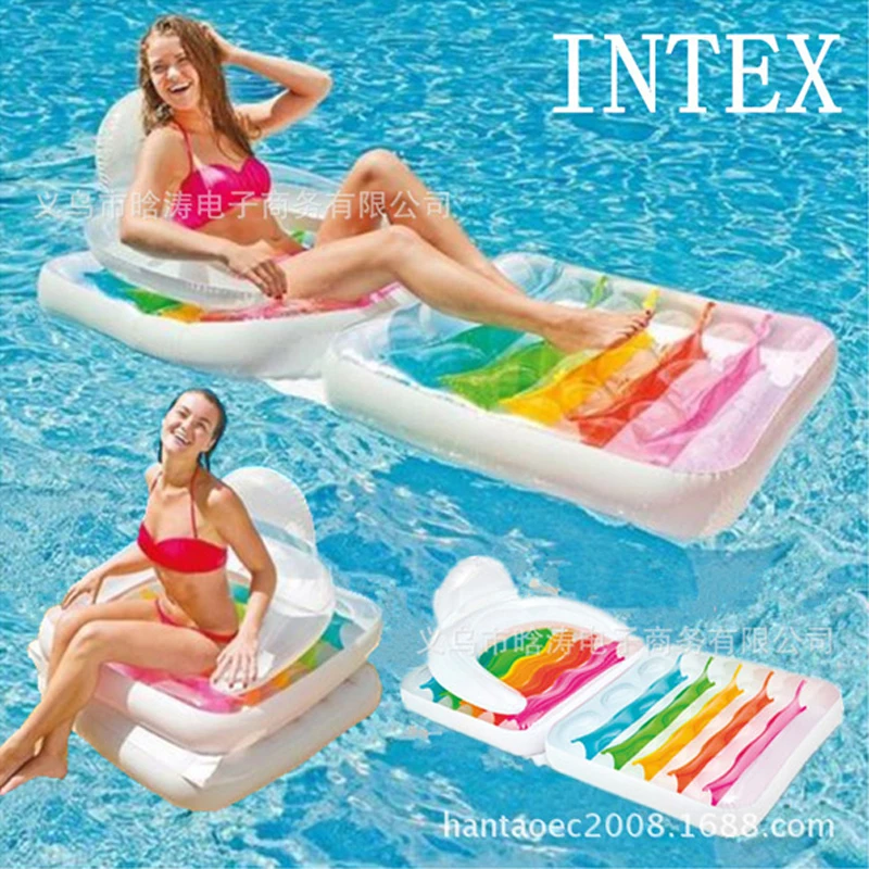 Новое поступление водный диван INTEX 198*94 см воздушный матрас для водных игр