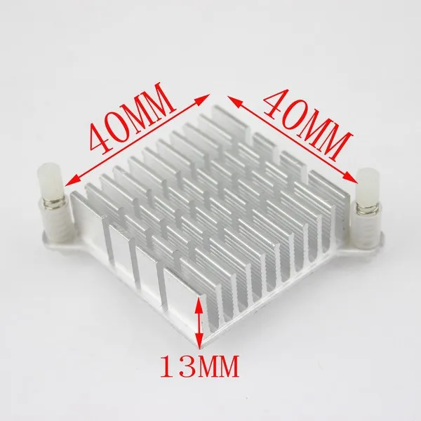5 шт. алюминиевый радиатор для IC VGA DDR X360 40x40x13 мм | Компьютеры и офис