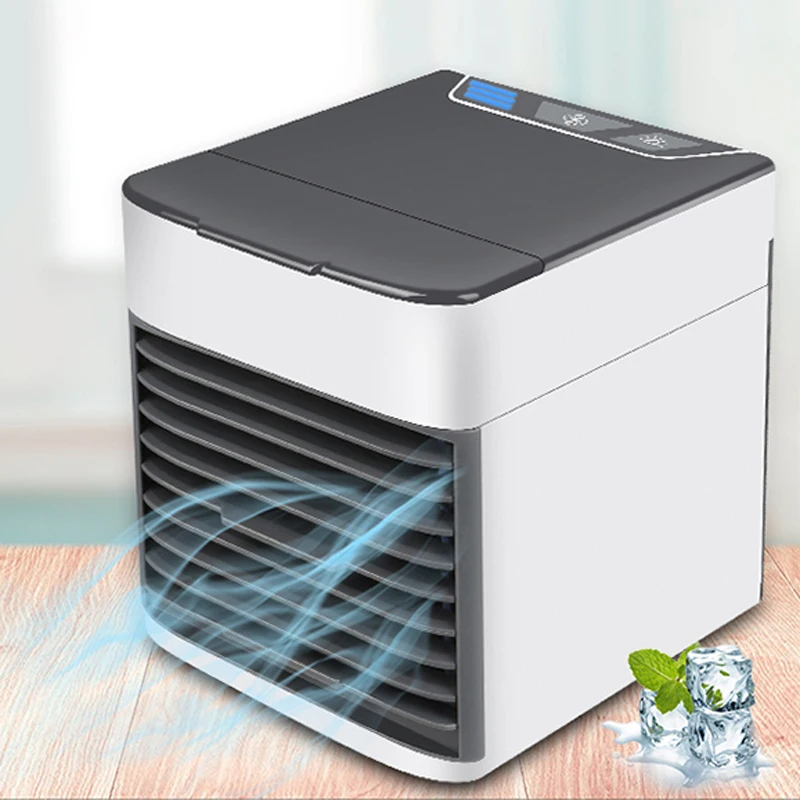 Air Cooler Fan Cooling Mini USB Portable Conditioner Humidifier Purifier Light Desktop Table Desk Home Travel Hand | Бытовая техника