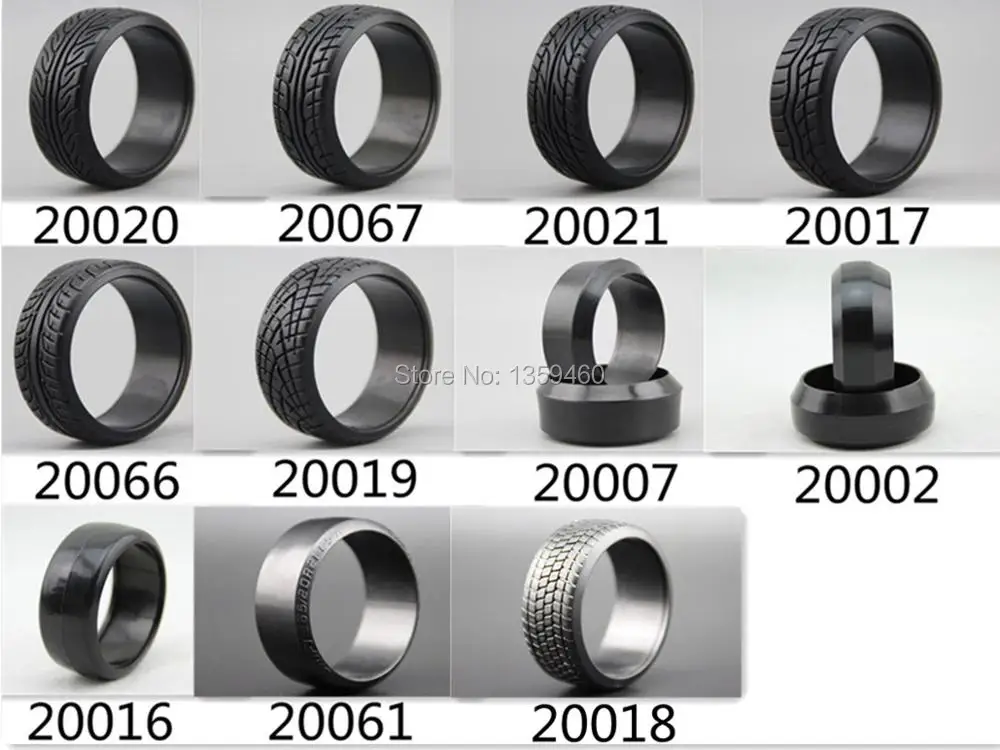 4 шт. RC 1/10 твердый Drift Tire обод колеса с шиной W10S2BR мм Смещение (живопись Brozen)