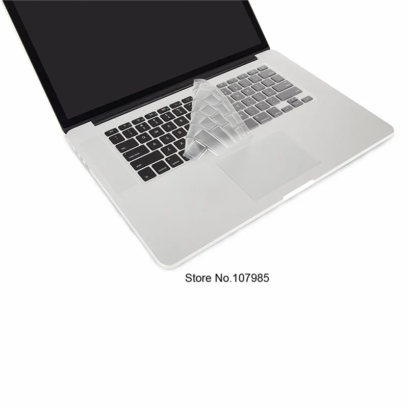 ТПУ защитный чехол для клавиатуры Apple macbook Air Pro с retina 11 12 13 15 17 Сенсорная панель 13,3 15,4