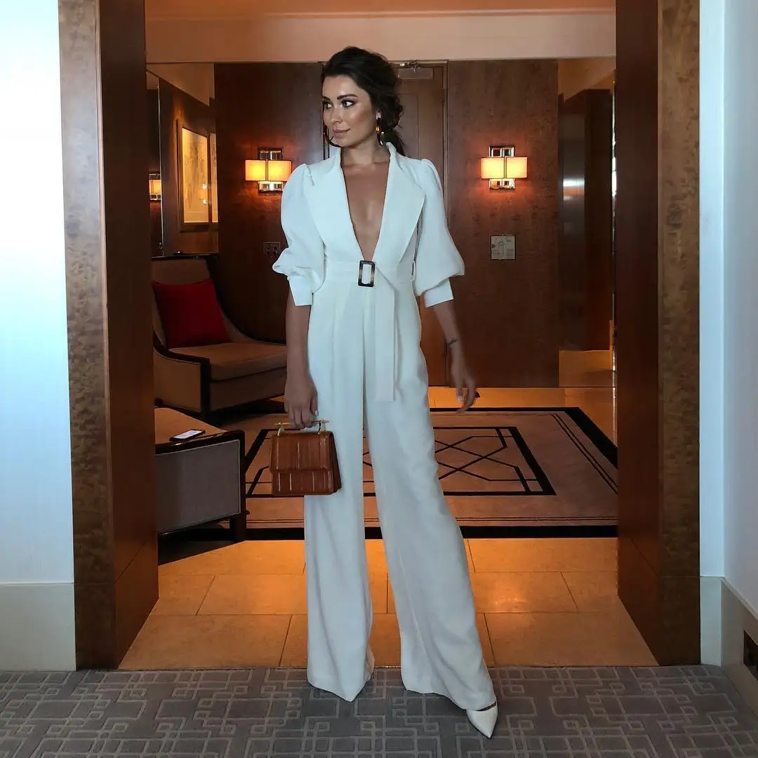 Deavogy 2019 для женщин Сексуальная Bodycon с длинным рукавом V образным вырезом Вечеринка