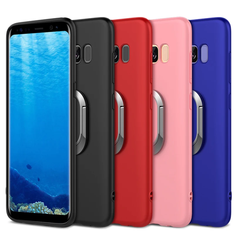 Для Samsung Galaxy S8 S9 Plus Мягкий силиконовый чехол для Note 8 Note8 автомобильный держатель