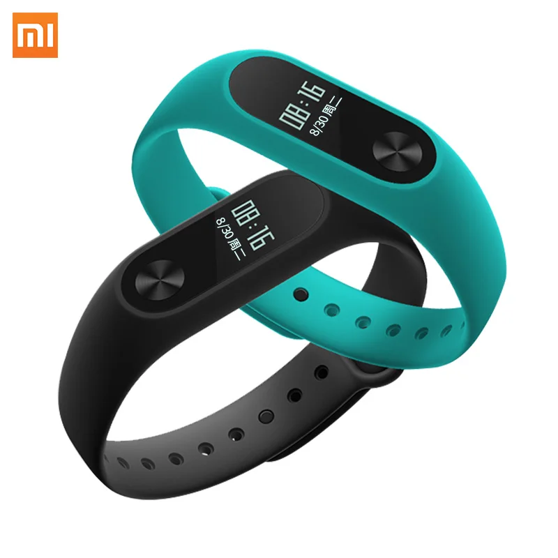 Хит умный Браслет Xiaomi Band 2 монитор сердечного ритма фитнес трекер умные браслеты
