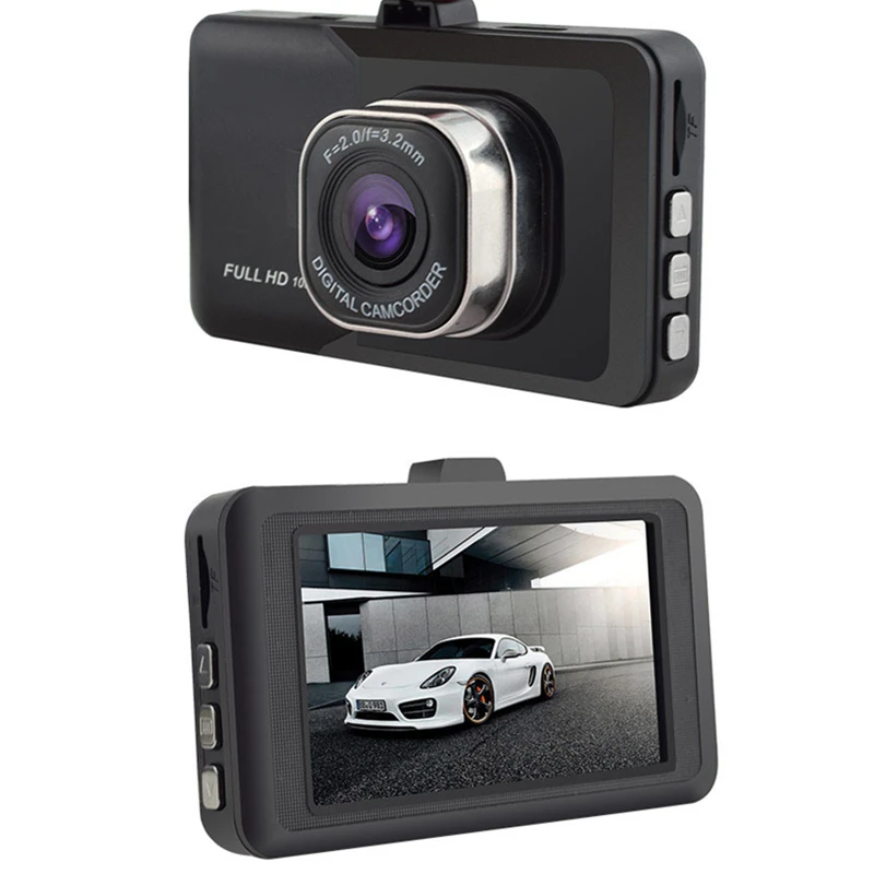 WETOWE X9 3-дюймовый FULL HD автокамера Видеорегистраторы для автомобилей Dash Cam видео
