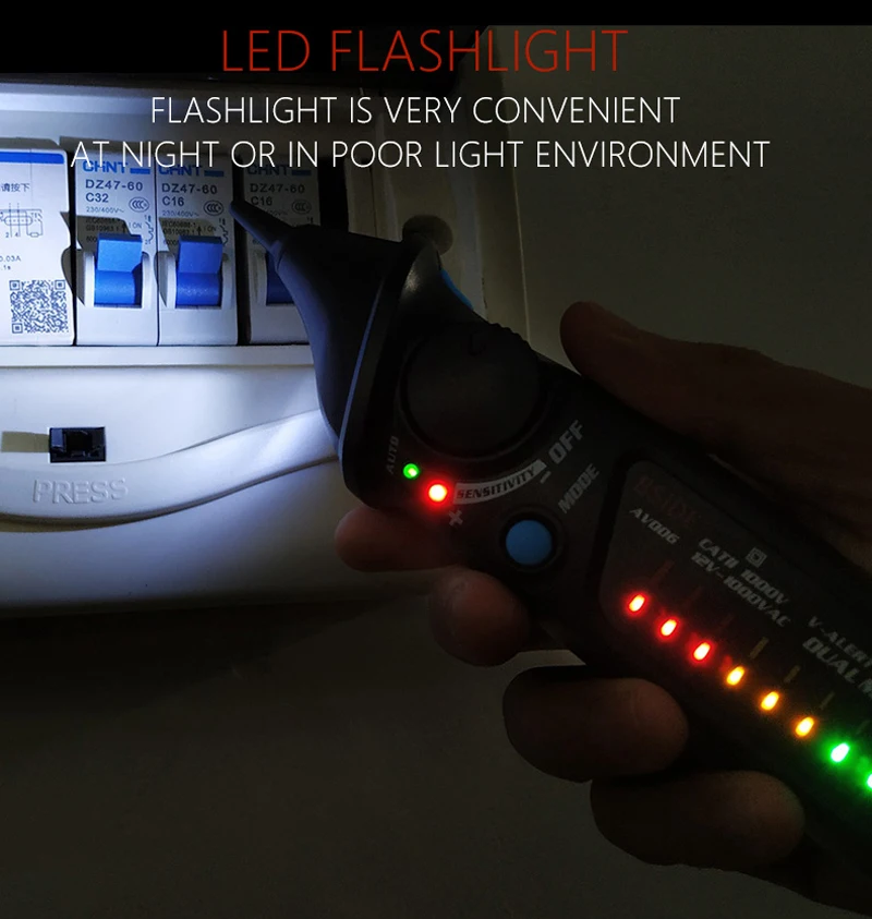 Профессиональный линейный детектор AIMOmeter MS6812 LAN Сетевой кабель тестер телефонный провод трекер Tracer с AVD06 детектор напряжения