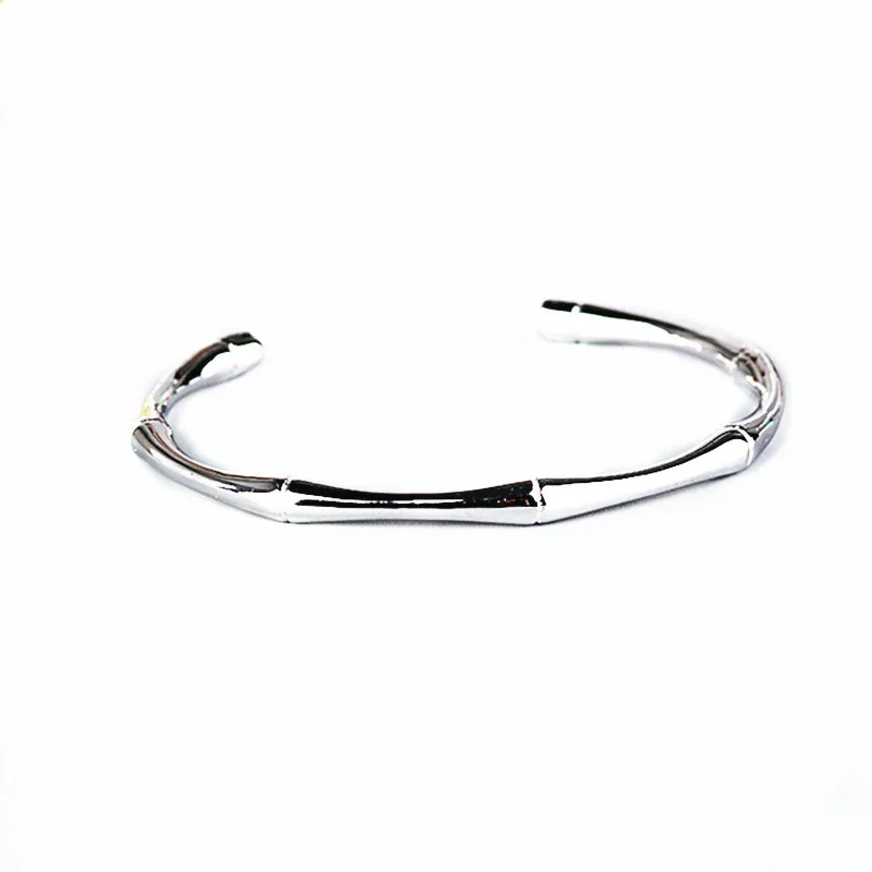 

bamboo bracelet women fashion, glossy, solid personality, Open bracelet, bracelet and bracelet jewelry gifts